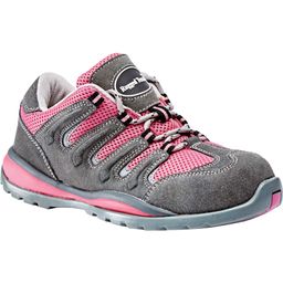 Ladies Pink Suede/Nylon Trainer thumbnail-0