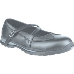 Ladies 'Slip-On' Buckle Safety Shoes thumbnail-0