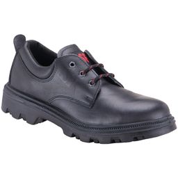 524SM PU/Rubber Sole Black Safety Shoes
 thumbnail-0