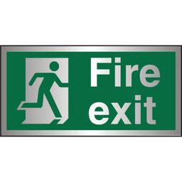 High Quality Fire Exit Aluminium Signs thumbnail-0