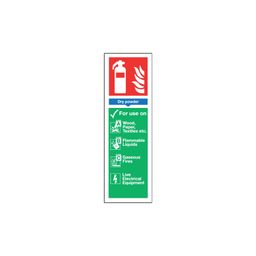 Dry Powder Fire Extinguisher Signs thumbnail-0