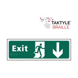 Exit Signs, Taktyle®, Braille thumbnail-4