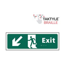 Exit Signs, Taktyle®, Braille thumbnail-1