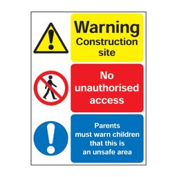 Construction Site Multi-Message Signs thumbnail-0