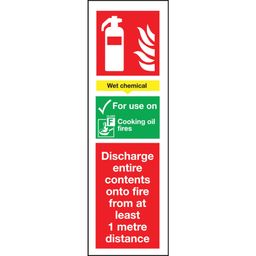 Wet Chemical Fire Extinguisher Signs thumbnail-0