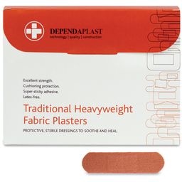 Dependaplast Traditional Heavyweight Fabric Plasters, Packs of 50 and 100 thumbnail-3