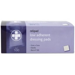 Relipad Low-Adherent Dressing Pads, Sterile, Boxes of 100 thumbnail-0