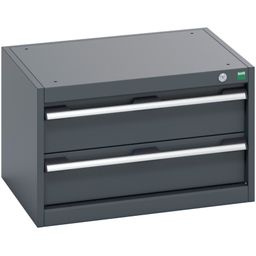 Drawer cabinet with 2 drawers
 thumbnail-1