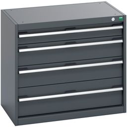 Drawer cabinet with 4 drawers
 thumbnail-4