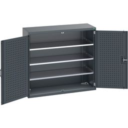 Cupboard With Perfo Doors & 3 Shelves

 thumbnail-2