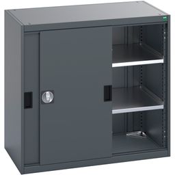 Cupboard With Sliding Doors & 2 Shelves

 thumbnail-2