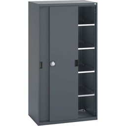 Cupboard With Sliding Doors & 4 Shelves

 thumbnail-2