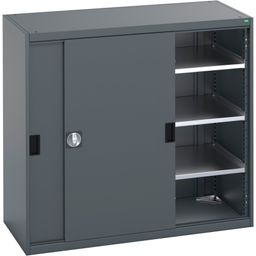 Cupboard With Sliding Doors & 3 Shelves

 thumbnail-4