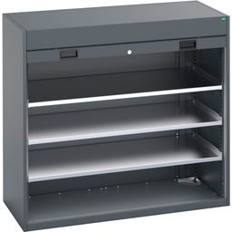 Cupboard With Roller Shutter Door and 3 x Shelves
 thumbnail-2