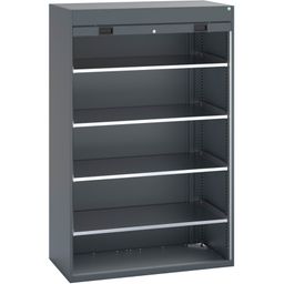 Cupboard With Roller Shutter Door with 4 x Shelves

 thumbnail-1