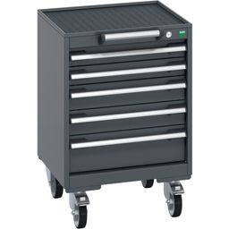 Mobile Cabinet With 5 Drawers & Top Tray/Mat
 thumbnail-0