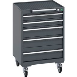 Mobile Cabinet With 5 Drawers & Top Tray/Mat
 thumbnail-2