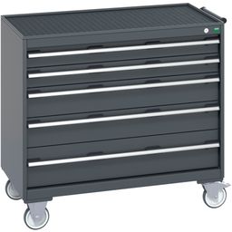 Mobile Cabinet With 5 Drawers & Top Tray/Mat
 thumbnail-1