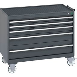 Mobile Cabinet With 5 Drawers & Top Tray/Mat
 thumbnail-3