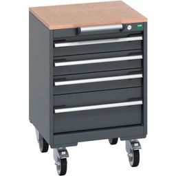 Mobile Cabinet With 4 Drawers & Multiplex Worktop

 thumbnail-0