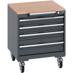 Mobile Cabinet With 4 Drawers & Multiplex Worktop

 thumbnail-1