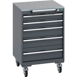 Mobile cabinet with drawers & lino worktop thumbnail-2