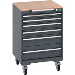 Mobile Cabinet With 6 Drawers & Multiplex Worktop
 thumbnail-0