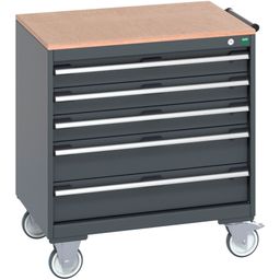 Mobile cabinet with drawers & multiplex worktop
 thumbnail-2