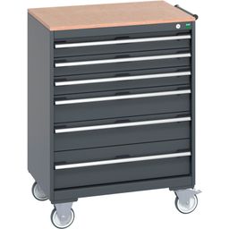 Mobile Cabinet With 6 Drawers & Multiplex Worktop
 thumbnail-1