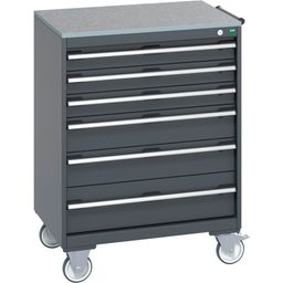 Mobile Cabinet With 6 Drawers & Lino Worktop
 thumbnail-1