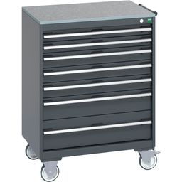 Mobile Cabinet With 7 Drawers & Lino Worktop
 thumbnail-1