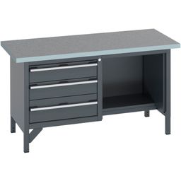 Storage bench (lino) 3 full width drawers

 thumbnail-4