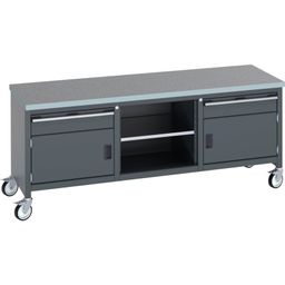 Mobile Storage Bench (lino) With 1 Drawer/Door

 thumbnail-4