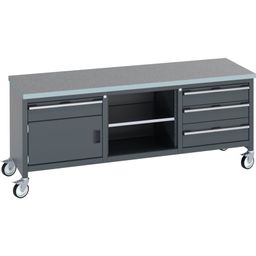 Mobile Storage Bench (lino) With 1 Drawer/Door

 thumbnail-2