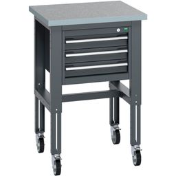 Mobile Bench Adjustable Height (Lino) With Drawers Cabinet
 thumbnail-1