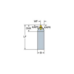 SDNCN CoroTurnⓇ 107 Shank Tool For Turning thumbnail-1