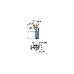 A Style - SCLCL/R CoroTurnⓇ 107 Boring Bar For Turning
 thumbnail-2