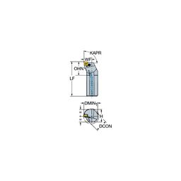 A Style - PCLNL/R T-MaxⓇ P Boring Bar For Turning
 thumbnail-1