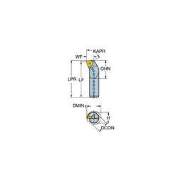 A Style - SSKCL CoroTurnⓇ 107 Boring Bar For Turning thumbnail-1