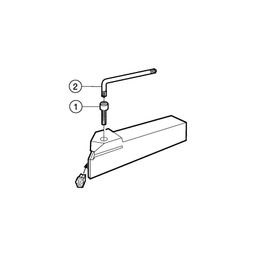 LF151.23 - T-Max® Q-Cut Shank Tool For Parting And Grooving thumbnail-3