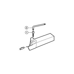 RF123G Style  CoroCut® 1-2 Shank Tool for Parting and Grooving thumbnail-4