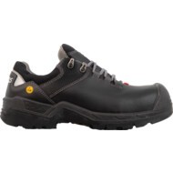 Jalas Unisex Composite Safety Shoes, Size 13, Black, Leather Upper, Composite Toe Cap, S3, EN ISO 20345:2011